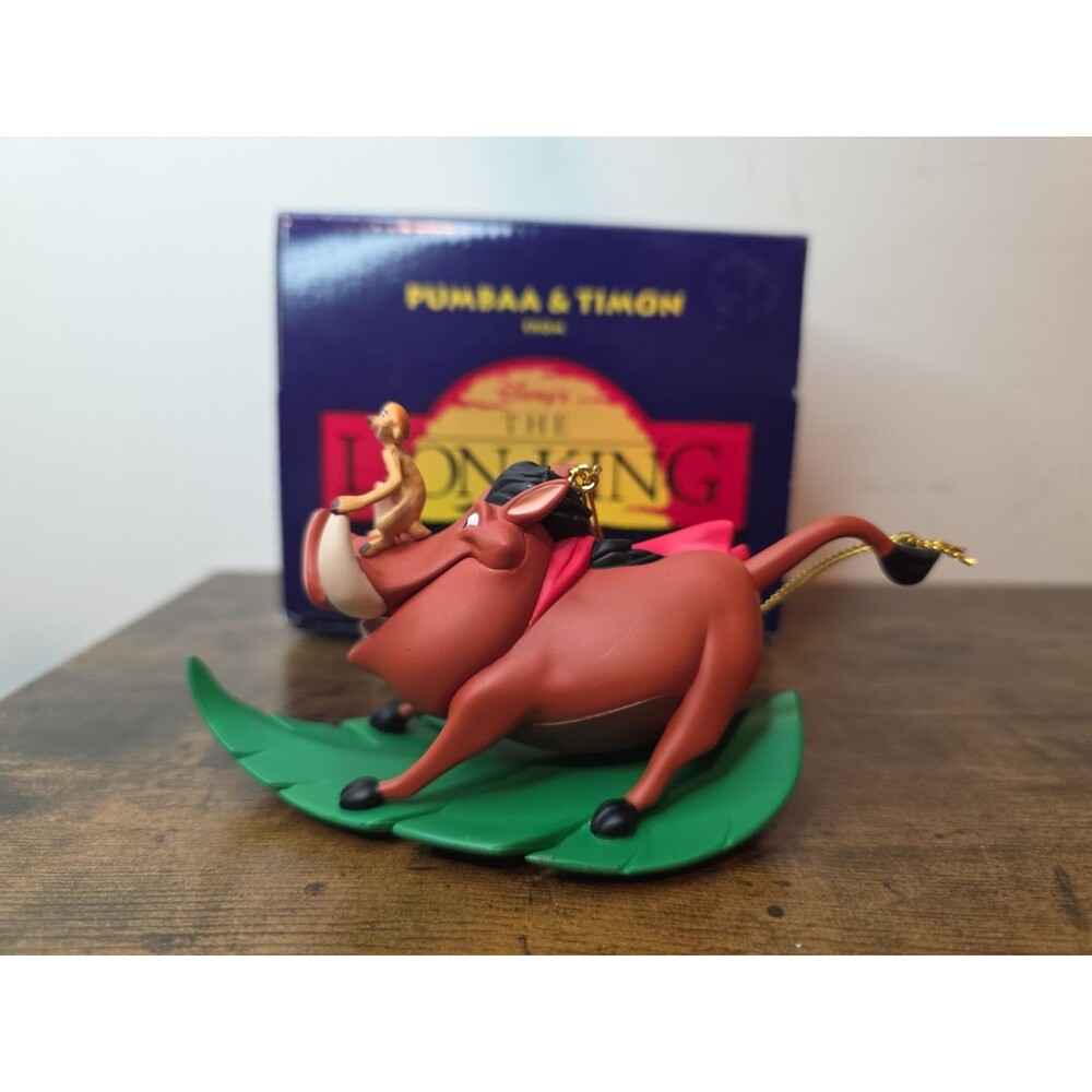 Grolier President's Edition Pumbaa & Timon Christmas Ornament Disney Collection